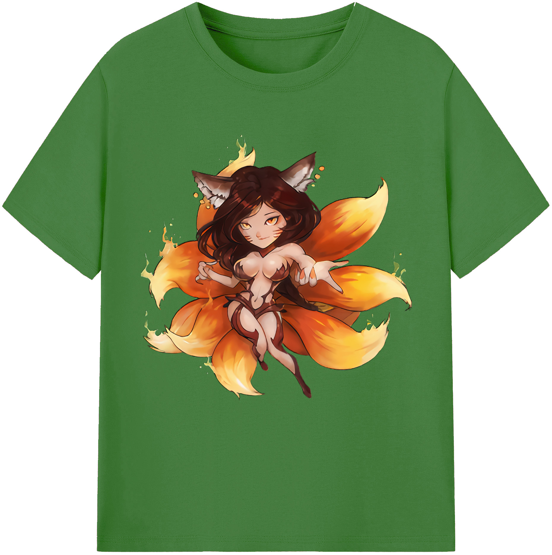 （画像用） リーグ・オブ・レジェンド League of Legends LOL レディースカジュアルプリントTシャツ（綿100％）